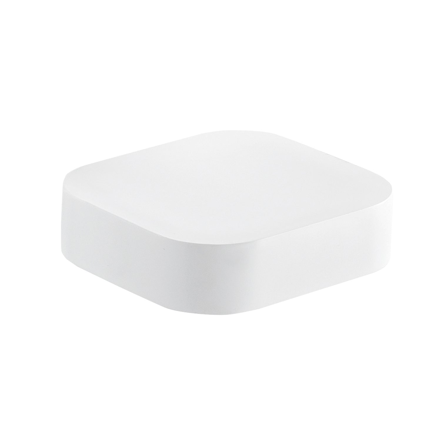Portasapone inamovibile in Cromall Outline di Gedy - Bianco Matt