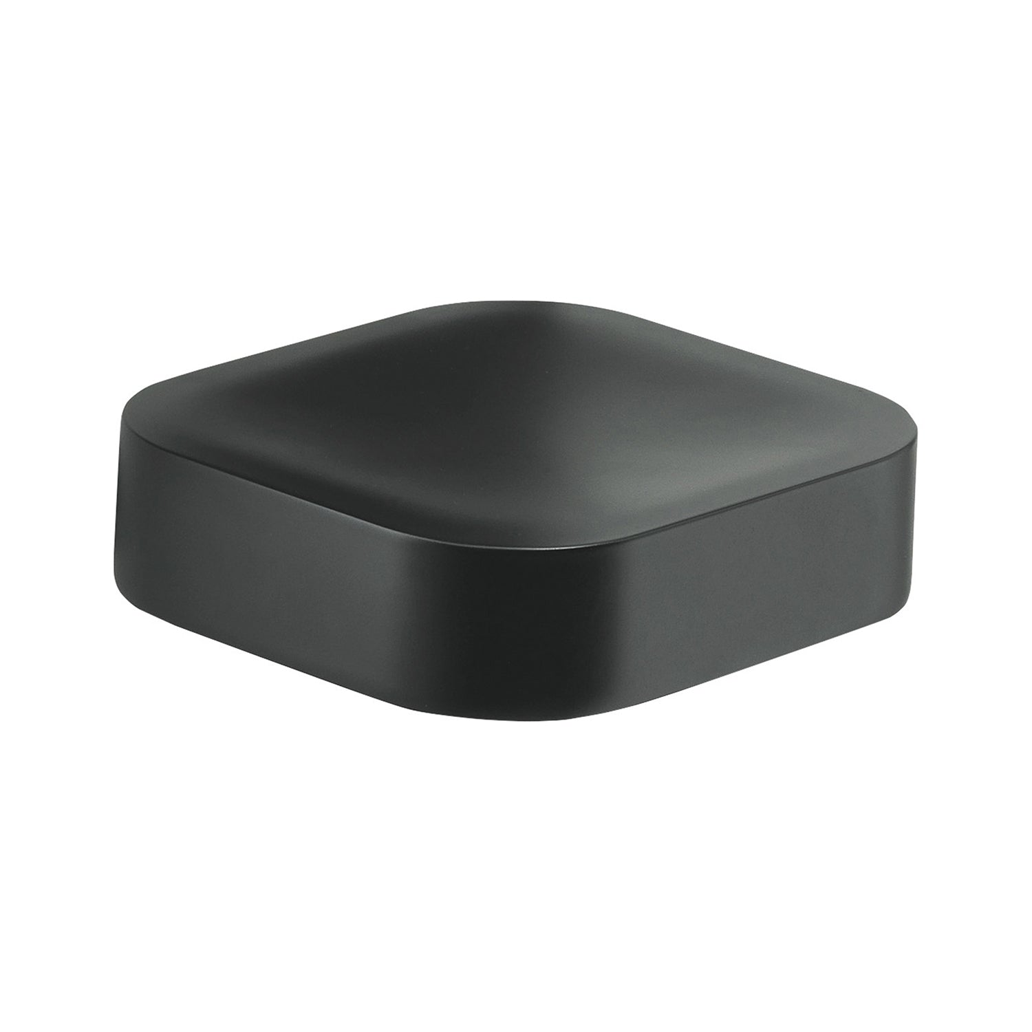 Portasapone inamovibile in Cromall Outline di Gedy - Nero Matt