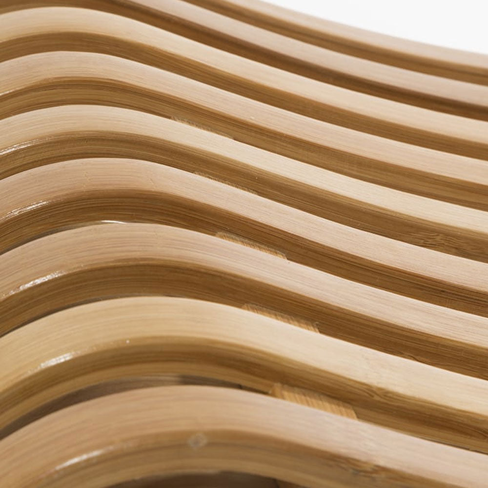 Sgabello 'Ordina' in bamboo by Cipi 46 x 31 x 46 cm