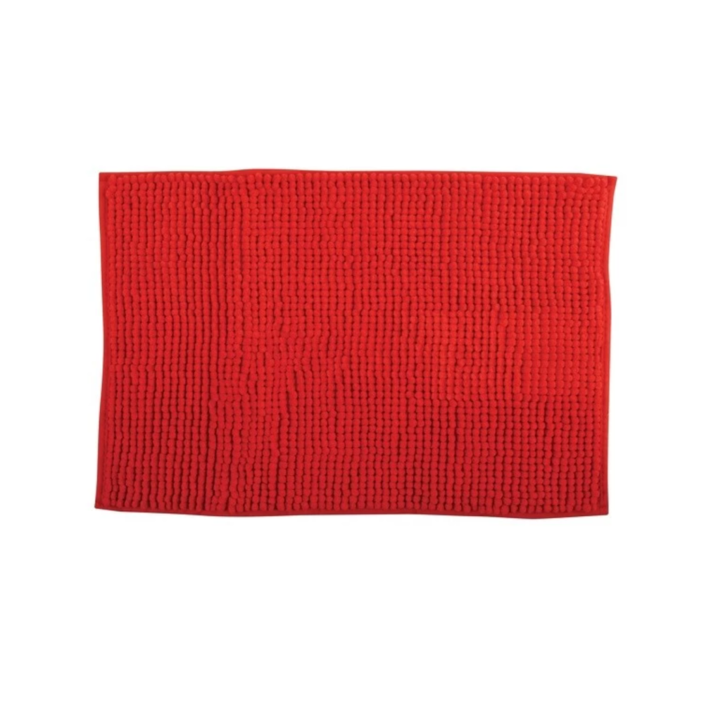 Tappetino da bagno STEFANIA in microfibra CINIGLIA 40x60 cm rosso