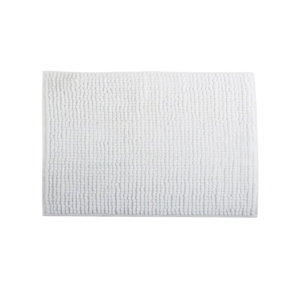 Tappetino da bagno STEFANIA in microfibra CINIGLIA 40x60 cm bianco