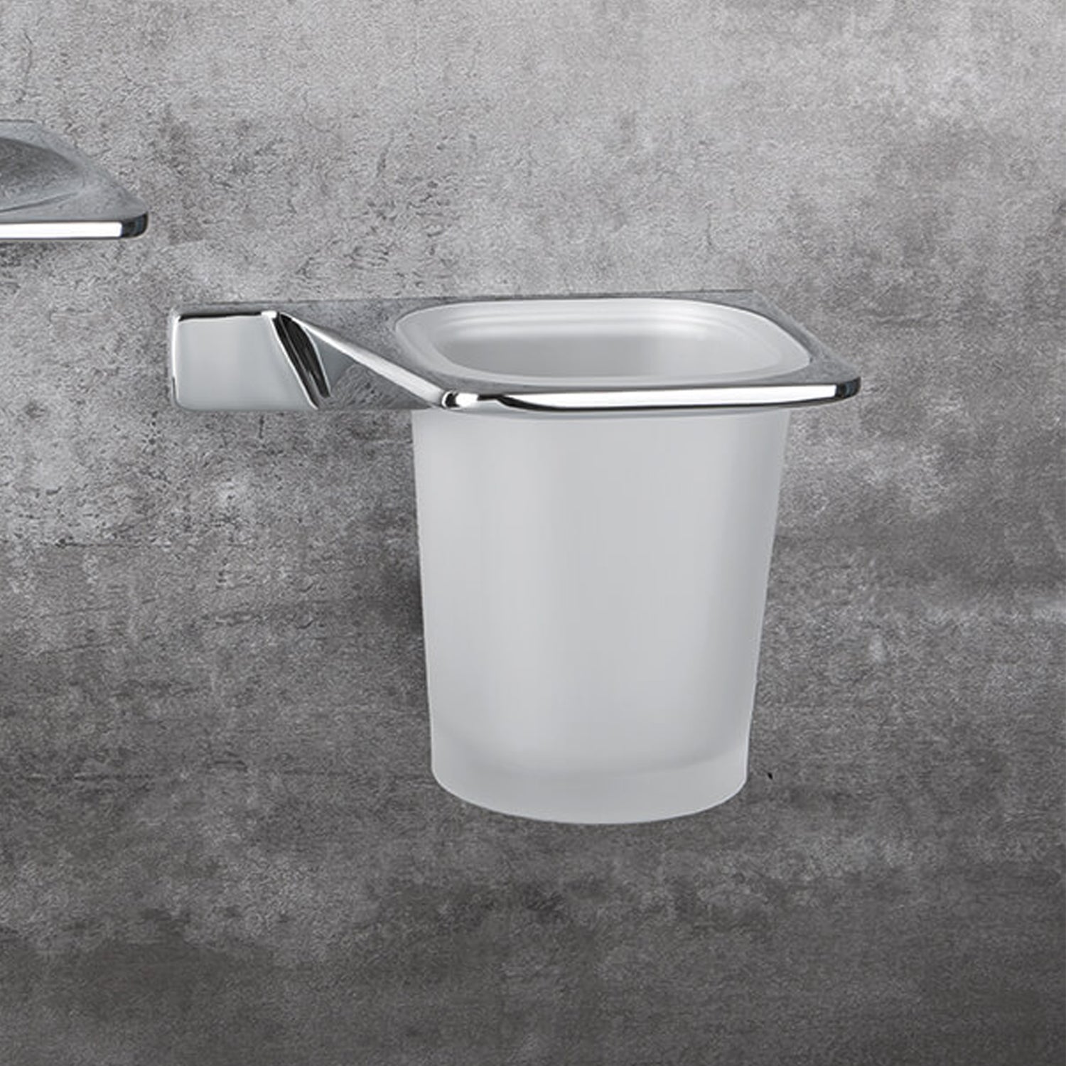 Bicchiere porta spazzolini in vetro Colombo Design collezione AlizÃ¨