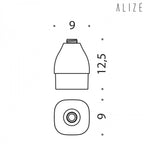 Contenitore per sapone in vetro Colombo Design collezione AlizI¨