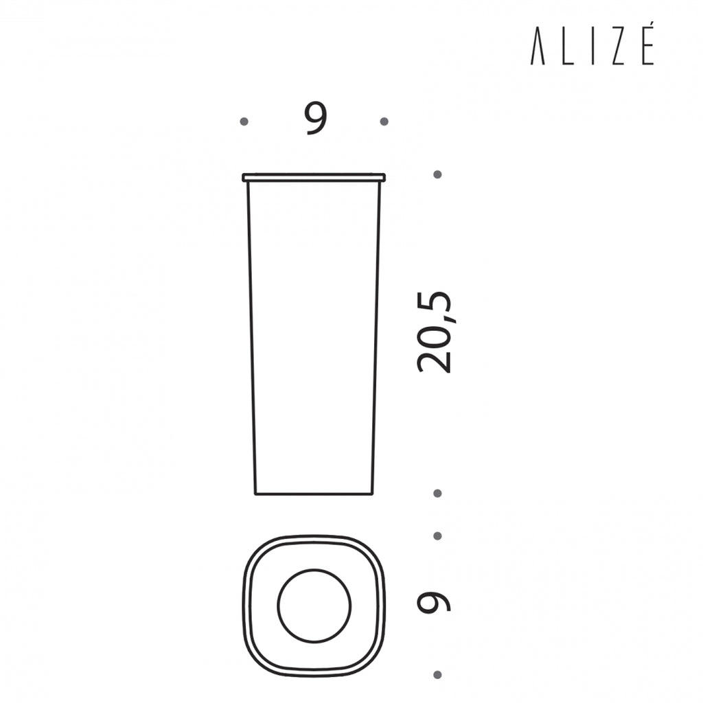 Scovolo in Vetro acidato naturale Colombo Design collezione AlizÃ¨