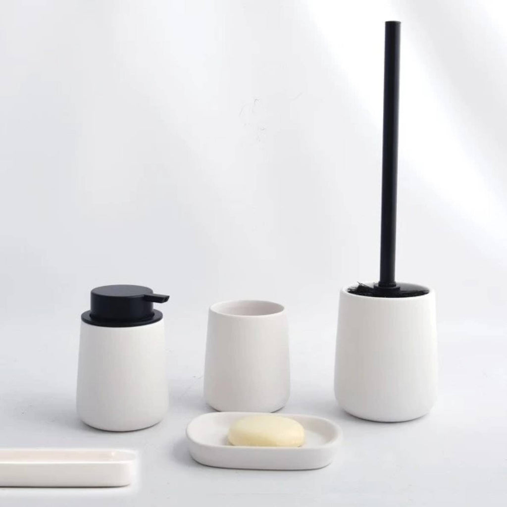 Vassoio in ceramica modello Maonie colore bianco