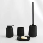 Vassoio in ceramica modello Maonie colore nero opaco