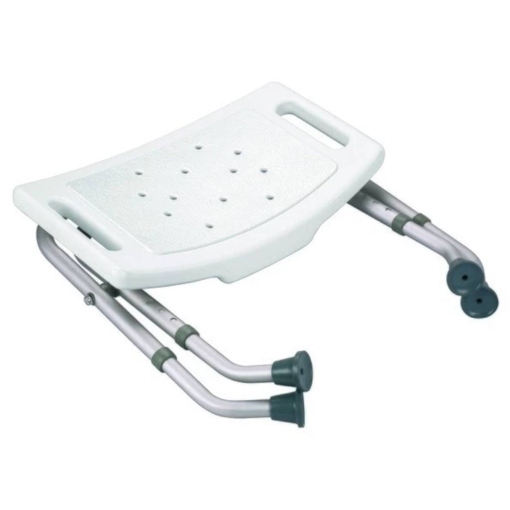 Sedile per doccia pieghevole e regolabile - Max 100 kg colore bianco