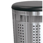 Cesto portabiancheria da 46 litri in acciaio inox