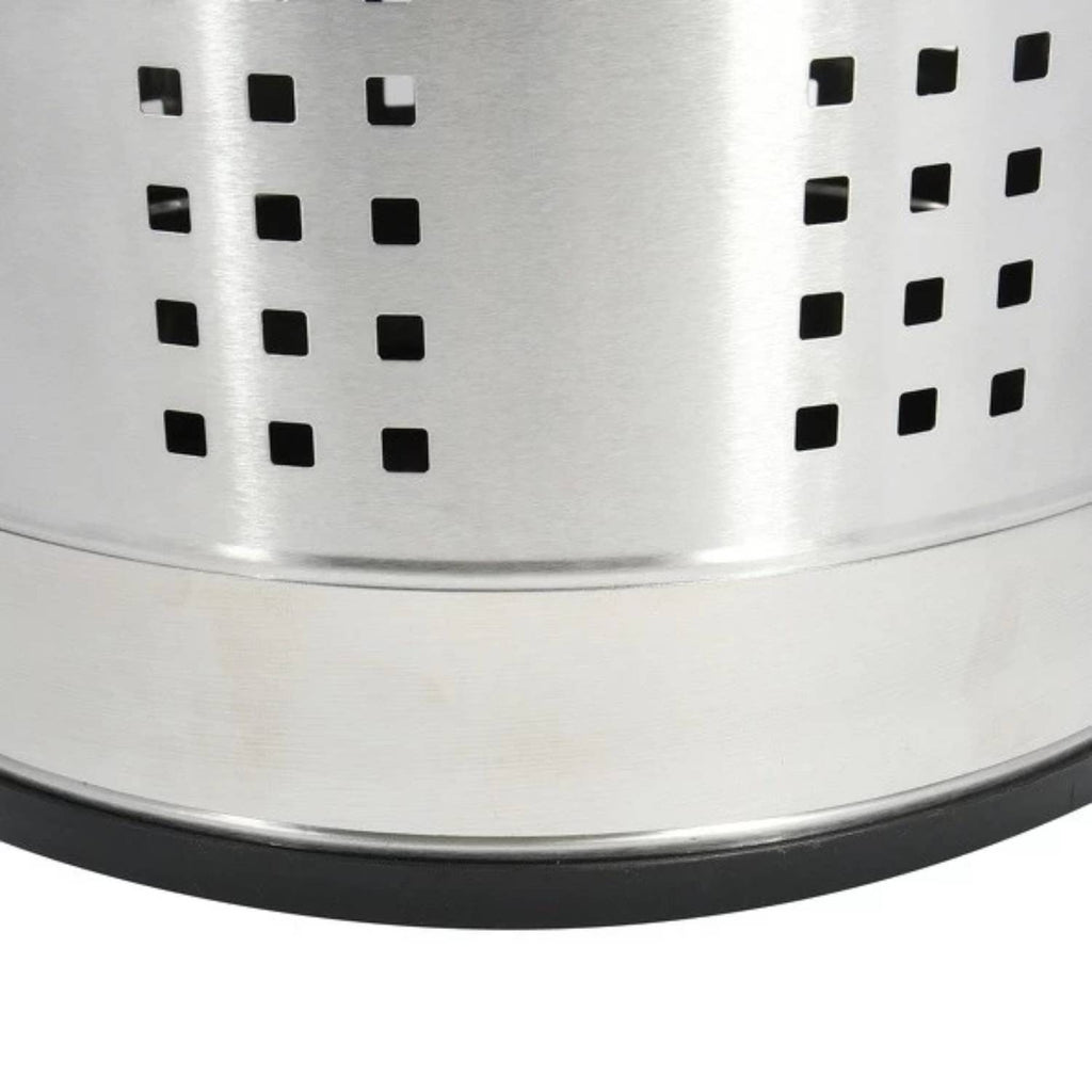 Cesto portabiancheria da 46 litri in acciaio inox