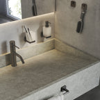 Portasalviette a snodo Gedy modello Tonga 4.7x39.1xH5.8 cm - Gun Metal