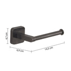 Portarotolo Gedy modello Tonga 14.3x6.9xH4.7 cm - Gun Metal