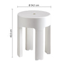 Sgabello in resine termoplastiche Gedy modello Newbox - Bianco