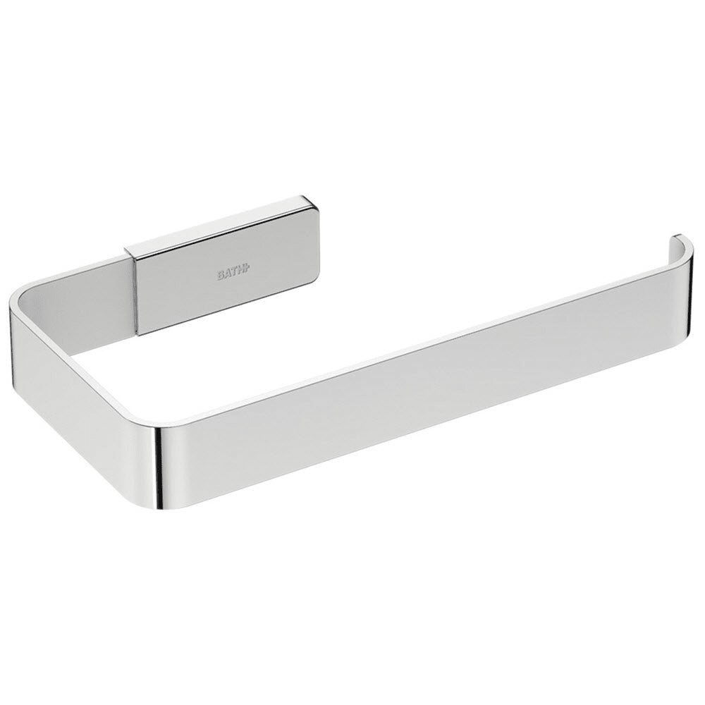 Porta rotolo a muro in acciaio cromato della collezione 'Line' by Cosmic - cm 15