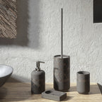 Set Accessori Bagno in cemento Gedy serie Calipso - Grigio