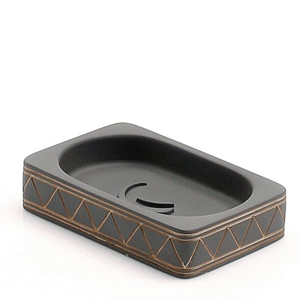 Set Accessori Bagno in cemento Gedy serie Calipso - Grigio