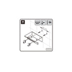 Porta rotolo a muro in ottone cromato con supporto porta oggetti della collezione 'Bath Life' by Cosmic