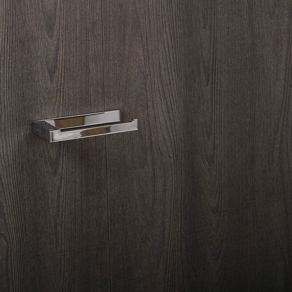 Porta rotolo a muro in ottone cromato della collezione 'Bath Life' by Cosmic