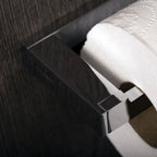 Porta rotolo a muro in ottone cromato della collezione 'Bath Life' by Cosmic