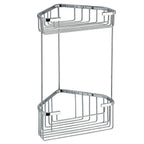 Portaoggetti doccia angolare modello Augustus Alto di Gedy - Cromato