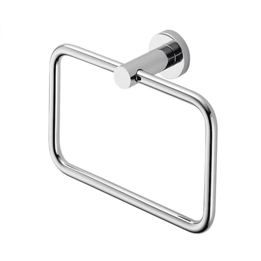 Porta salviette ad Anello in ottone cromato lucido collezione Plus di Colombo Design