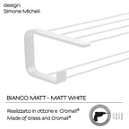 Mensola porta asciugamani in Ottone