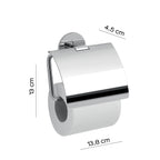 Portarotolo coperto a muro Gedy serie Gea - Cromato