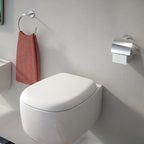 Portarotolo coperto a muro Gedy serie Gea - Cromato