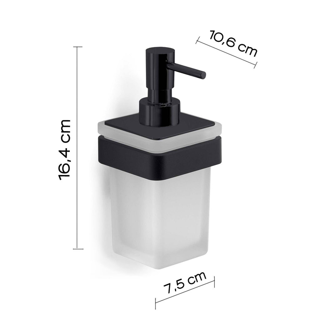 Dosasapone in Ottone e Cromall Gedy serie Samoa - Nero Matt