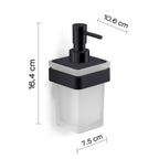 Dosasapone in Ottone e Cromall Gedy serie Samoa - Nero Matt