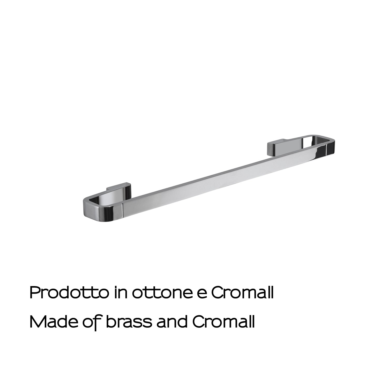 Portasalviette 45 cm in Ottone e Cromall Gedy serie Samoa - Cromato