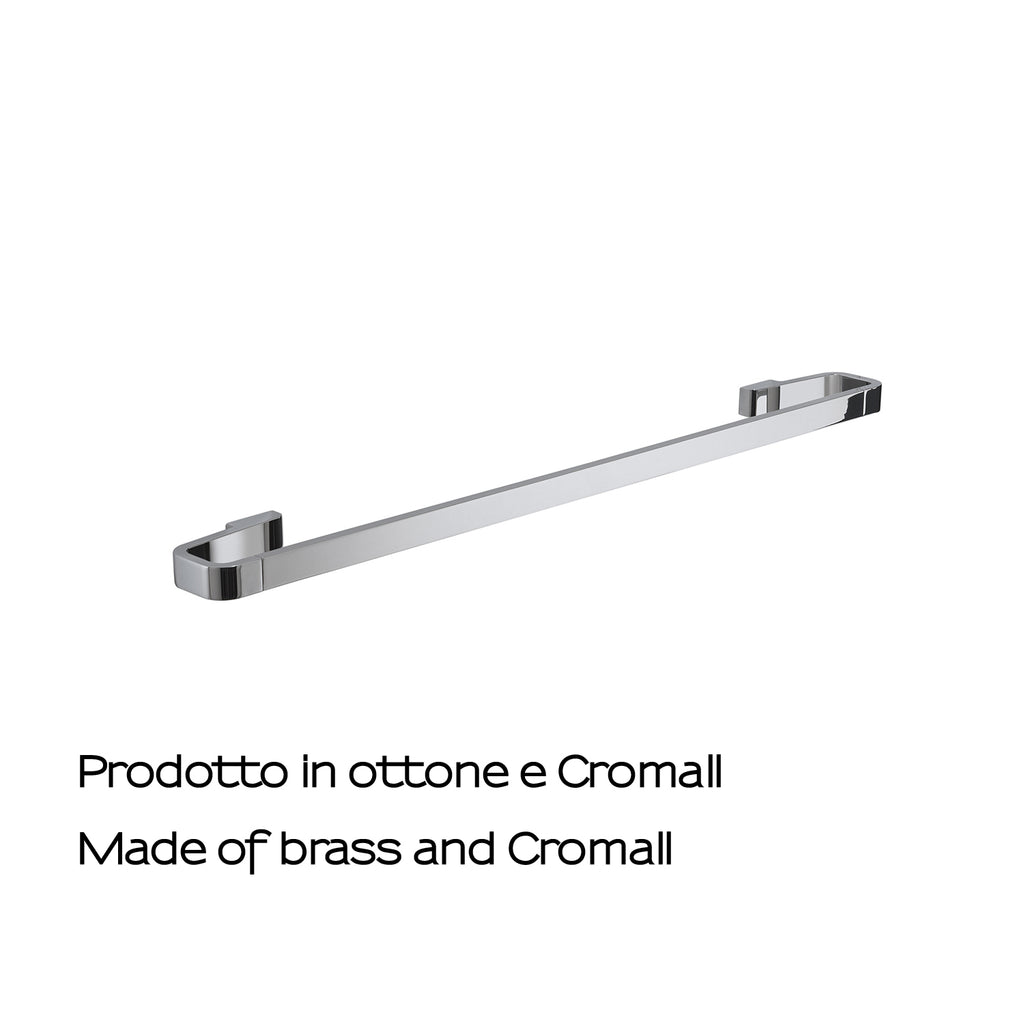 Portasalviette 60 cm in Ottone e Cromall Gedy serie Samoa - Cromato