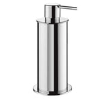 Dispenser Sapone da appoggio in Ottone Cromato lucido collezione Plus di Colombo Design