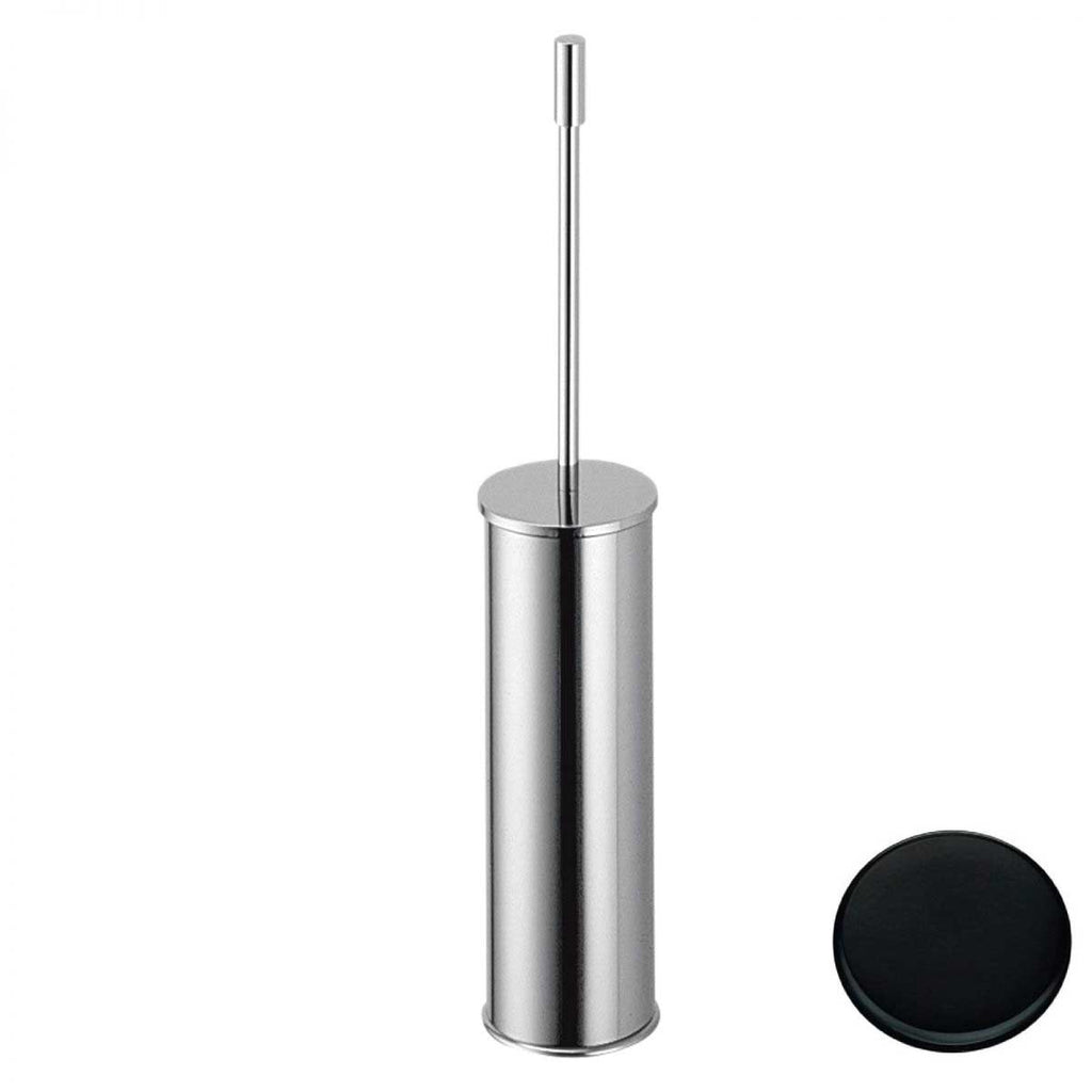 Porta Scopino WC da Appoggio in ottone Nero Opaco collezione Plus di Colombo Design