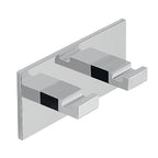 Appendiabiti doppio in Alluminio modello Malta di Gedy - Cromato