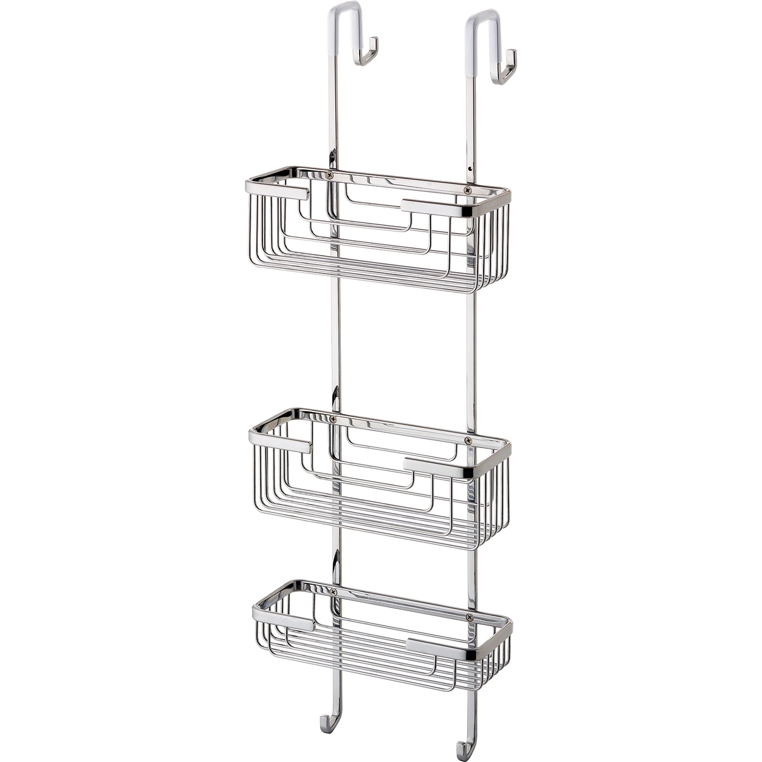 Portaoggetti doccia appendibile a 3 ripiani in Ottone modello Apollo di Gedy - Cromato