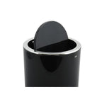 Cestino 6L in ABS modello Kamaka con coperchio basculante rimovibile - Nero