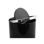 Cestino 6L in ABS modello Kamaka con coperchio basculante rimovibile - Nero