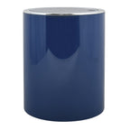 Cestino 6L in ABS modello Kamaka con coperchio basculante rimovibile - Blu elettrico