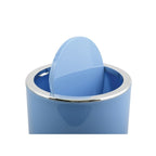 Cestino 6L in ABS modello Kamaka con coperchio basculante rimovibile - Blu Pastello