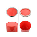 Cestino 6L in ABS modello Kamaka con coperchio basculante rimovibile - Rosso