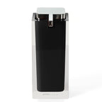 Dosasapone in resina con erogatore in metallo cromato Gedy serie Rainbow - Nero