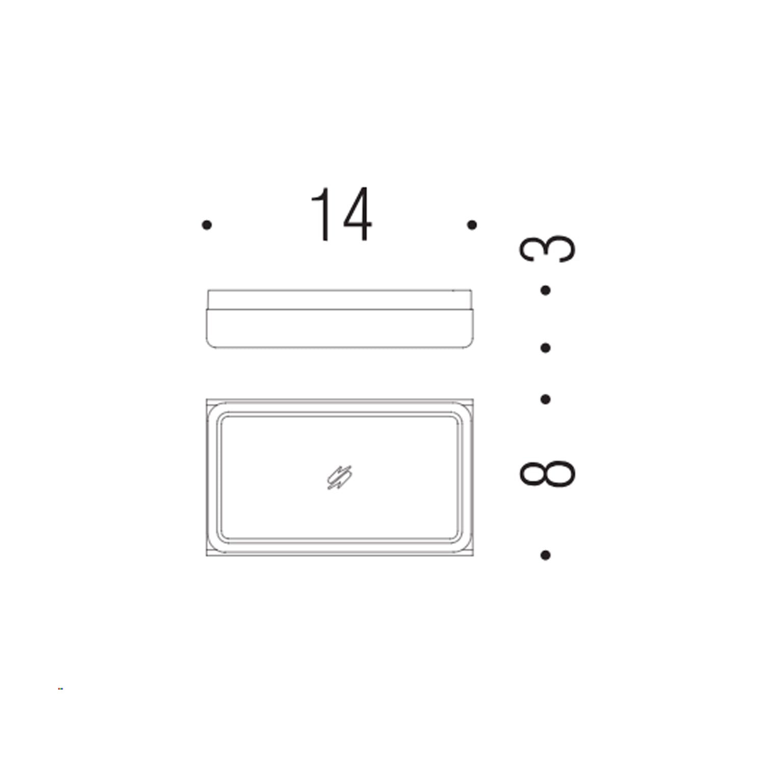 Porta sapone da appoggio cromato collezione Forever di Colombo Design