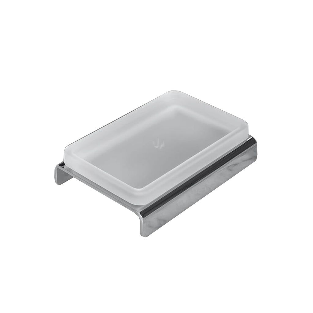 Porta sapone da appoggio cromato collezione Forever di Colombo Design