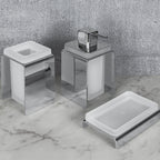 Spandisapone da appoggio cromato collezione Forever di Colombo Design