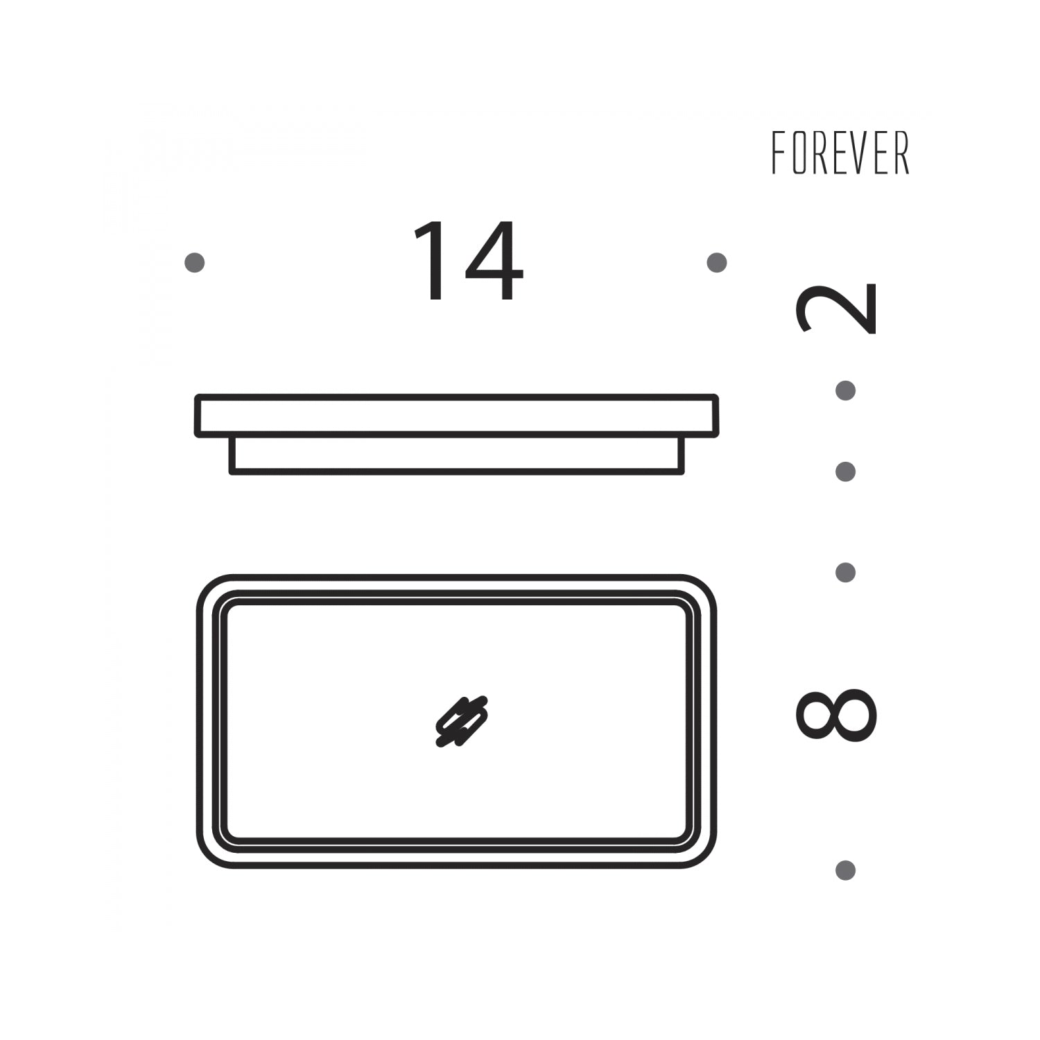 Porta sapone in vetro acidato collezione Forever di Colombo Design