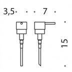 Pompetta per spandisapone in vetro acidato Forever di Colombo Design