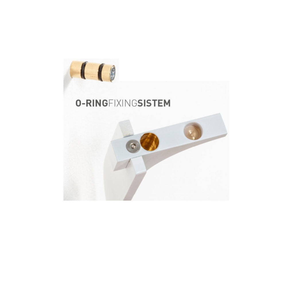 Gancio Porta Asciugamani a Muro Angus in ottone cromato di Cipi - cm 4