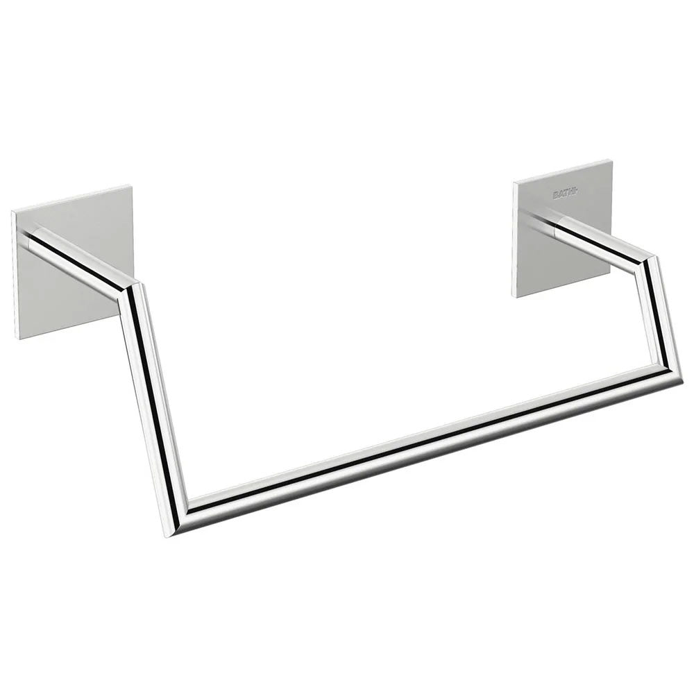 Porta asciugamani da incollo in ottone cromato della collezione 'Stick' by Cosmic - cm 25
