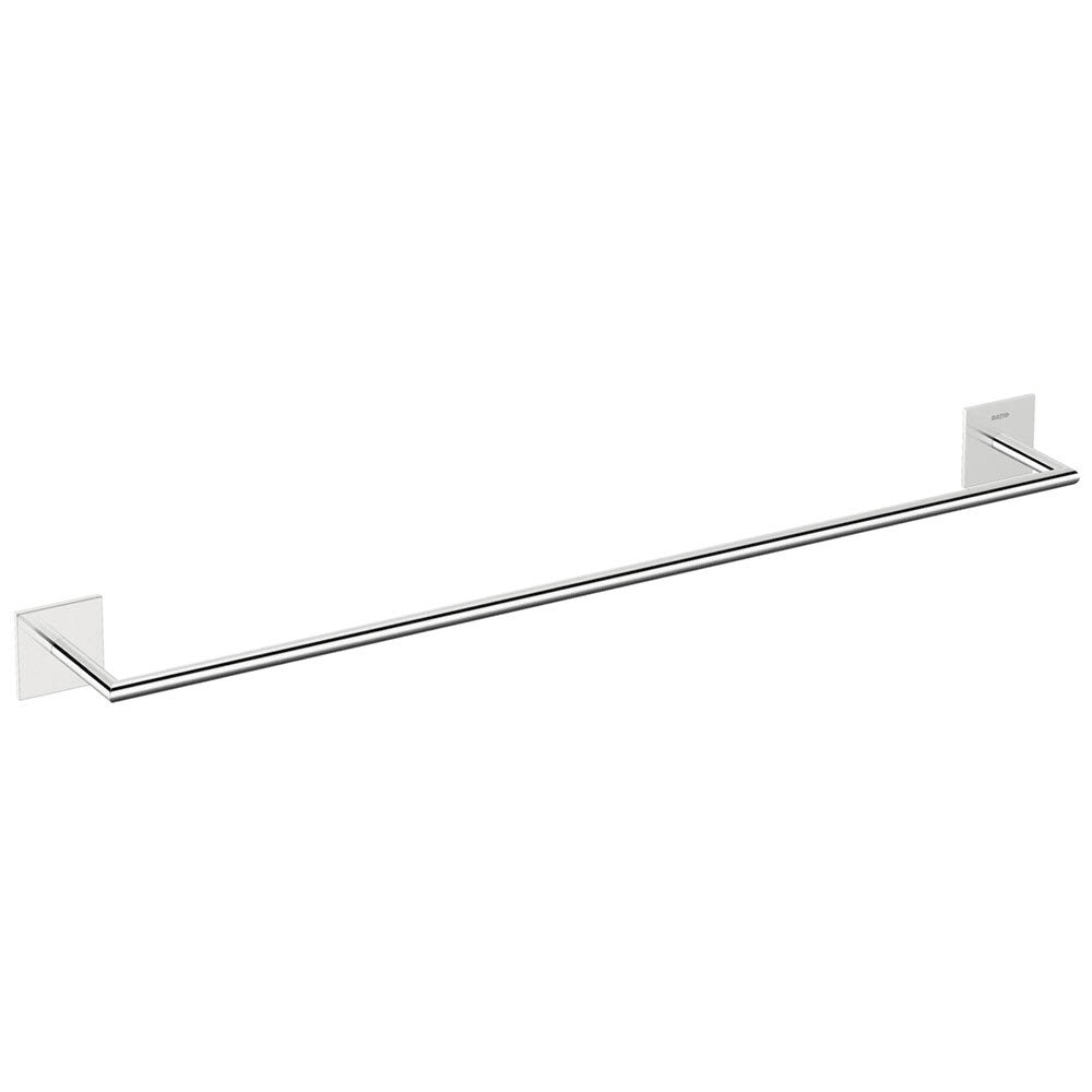 Porta asciugamani da incollo in ottone cromato della collezione 'Stick' by Cosmic - cm 60