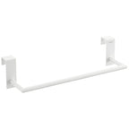 Porta asciugamani da appoggio in ottone verniciato della collezione 'Stick' by Cosmic - cm 28 - Bianco